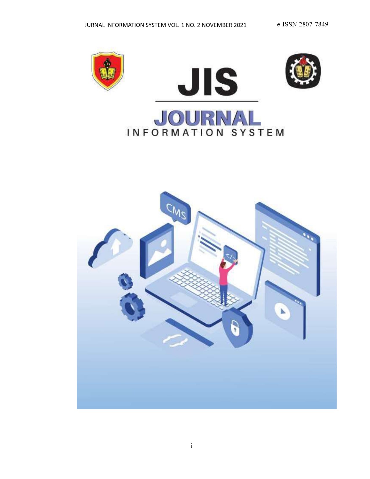 					View Vol. 1 No. 2 (2021): November 2021 : Jurnal Information System (JIS)
				